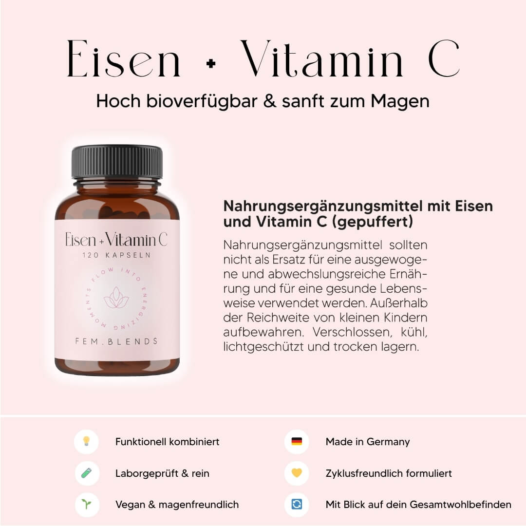 Eisen + Vitamin C (gepuffert)