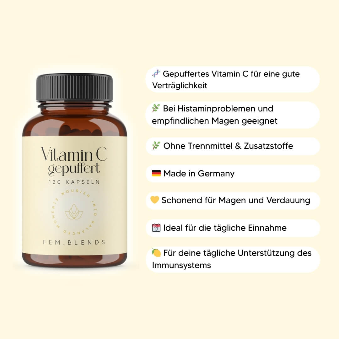 Vitamin C, gepuffert